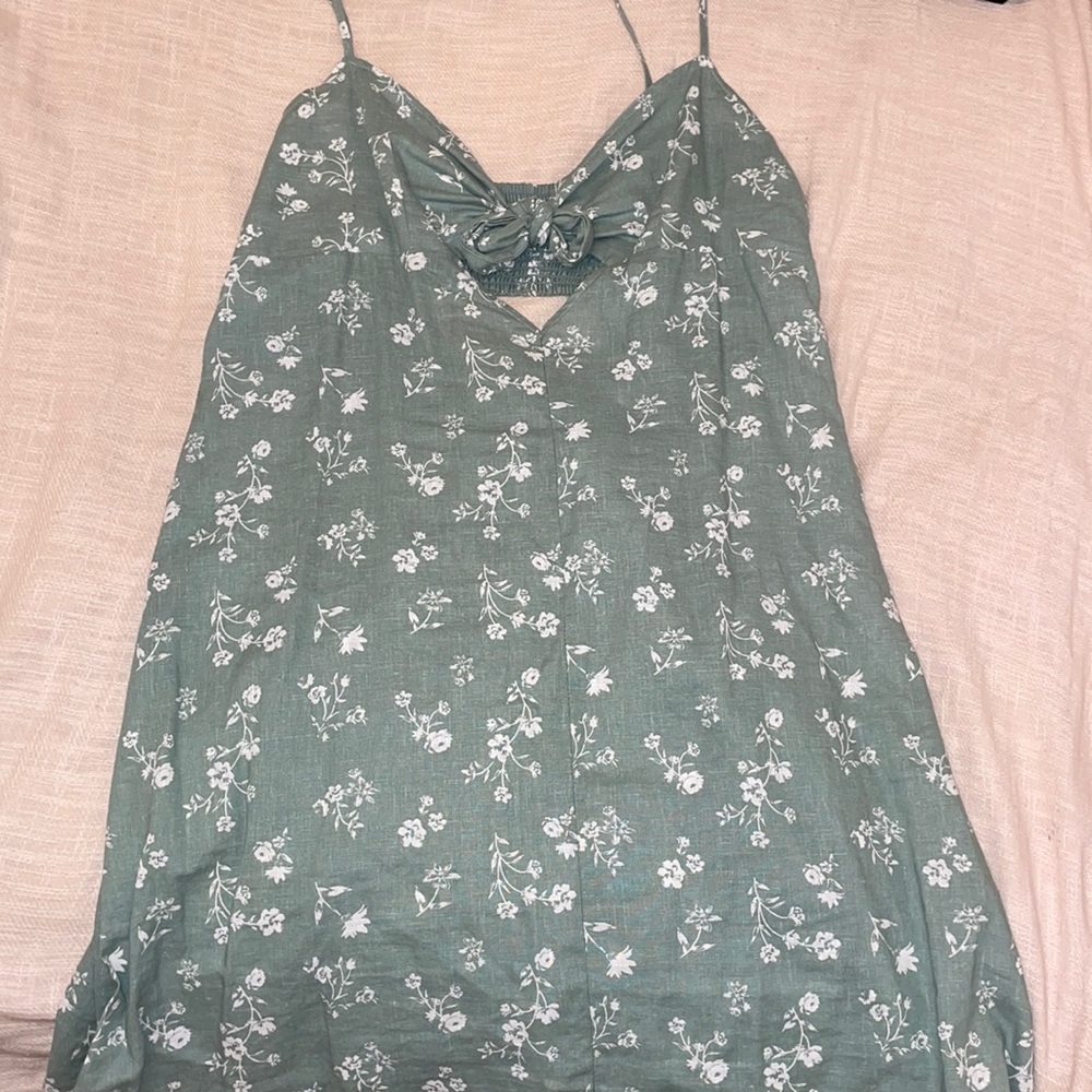 PucSun Floral Green Dress